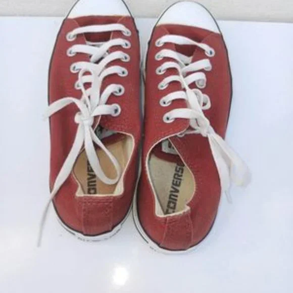 Converse Men's Size 8 Red Laced Shoes - Picture 10 of 10